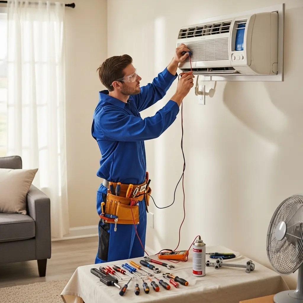 Yenimahalle Esty Esty klima gaz dolumu ve bakım – Enerji verimliliği artırıldı. - Teknik servis örneği
